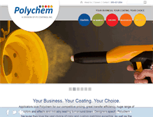 Tablet Screenshot of polychemcoatings.com